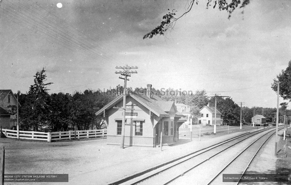 Postcard: Railroad Station, Seabrook, New Hampshire